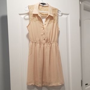 Nude Forever 21 Mini Dress